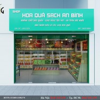 Dự Án Thiết Kế Shop Hoa Quả An Bình - Lạng Sơn